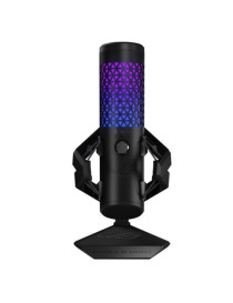 Asus ROG Carnyx USB Gaming Microphone  Studio-Grade 25mm Condenser  192kHz/24-bit  High-Pass Filter  Pop Filter  Metal Mount  RGB Lighting