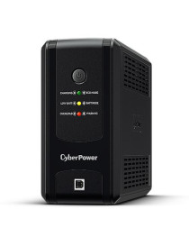 CyberPower UT 850VA Line Interactive Tower UPS  425W  LED Indicators  4x IEC  AVR Energy Saving  Up to 1Gbps Ethernet