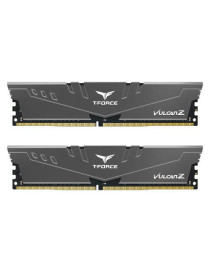 Team T-Force Vulcan Z 32GB Kit (2 x 16GB)  DDR4  3200MHz (PC4-25600)  CL16  XMP 2.0  DIMM Memory  Grey