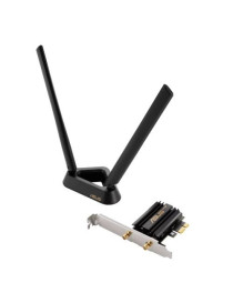 Asus (PCE-AXE59BT) AXE5400 Wi-Fi 6E Tri-Band PCI Express Adapter  Bluetooth 5.2  OFDMA & MU-MIMO  External Base
