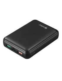 Sandberg (420-66) PD 45W 15000mAh Powerbank  1x USB-C 45W  2x USB-A (QC 3.0)  Power-Through  5 Year Warranty