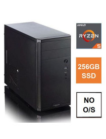 Spire MATX Tower PC  Fractal Core 1100 Case  Ryzen 5 4600G  8GB 3200MHz  256GB SSD  Bequiet 550W  No Optical  KB & Mouse  No Operating System