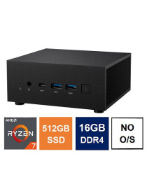 Spire Mini PC  Asus PN52 Case  Ryzen 7 5800H  16GB 3200MHz  512GB SSD  2.5G LAN  Wi-Fi 6E  HDMI  DP  USB-C  VESA Mountable  No Operating System