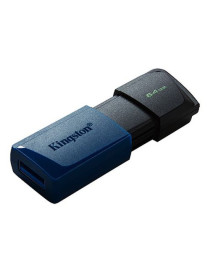 Kingston 64GB DataTraveler Exodia M USB 3.2 Gen1 Memory Pen  Moving Cap  Key Ring