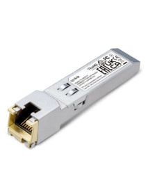 TP-LINK (TL-SM331T) 1000BASE-T RJ45 SFP Module  Support TX Disable  	100m Reach Over Cat5e or Above  Hot-Pluggable
