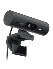 Logitech BRIO 500 FHD 4MP Webcam  USB-C  Light Correction  Auto-Framing  Show Mode  Privacy Shutter  Noise-Reducing Mics  Graphite