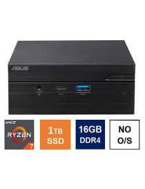 Spire Mini PC  Asus PN51-S1 Case  Ryzen 7 5700U  16GB 3200MHz  1TB SSD  HDMI  DP  USB-C  2.5G LAN  Wi-Fi6  VESA Mountable  No Operating System