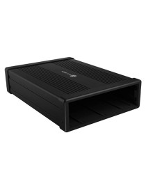 Icy Box (IB-525-U3) External 5.25“ SATA Drive Caddy  USB 3.2 Gen 1 Type-A/Type-C  Aluminium