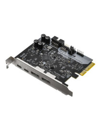 Asrock Thunderbolt 4 AIC  PCI Express  2 x Thunderbolt 4 Type-C  2 x DisplayPort IN  1 x USB 2.0  TBT Header