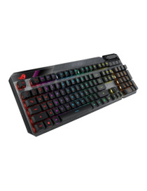 Asus ROG CLAYMORE II RGB Mechanical Gaming Keyboard  Wired/Wireless  RX Red Mechanical Switches  Fully Programmable Keys  Aura Sync  Detachable Numpad & Wrist Rest