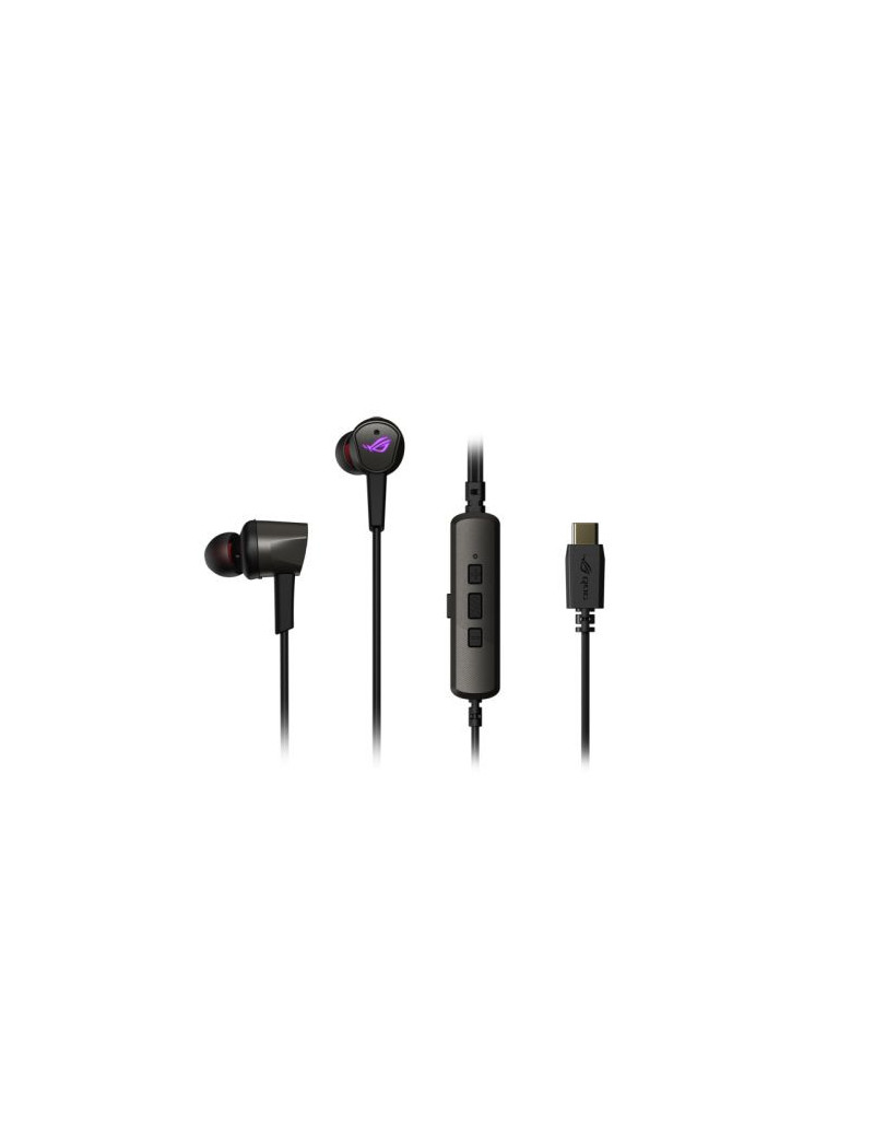 Asus ROG Cetra II Gaming In-Ear Earset  USB-C  Noise Suppression Microphone  Active Noise Cancellation   RGB Lighting  Carry Case