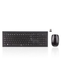 Hama Cortino Wireless Keyboard and Mouse Desktop Kit  Soft Touch Keys  12 Media Keys  Up to 1600 DPI Mouse