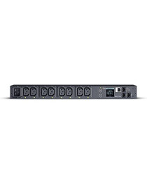 CyberPower PDU41005 Switched Power Distribution Unit  1U Rackmount  1x IEC C20 Input  8 Outlets  Real-Time Local/Remote Monitoring & Switching  LCD Display