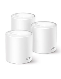 TP-LINK (DECO X50) AX3000 Dual Band Wireless Whole Home Mesh Wi-Fi 6 System  3 Pack  3x LAN  OFDMA & MU-MIMO  TP-Link HomeShield