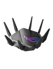 Asus (GT-AXE11000) ROG Rapture AXE11000 Wi-Fi 6E Tri-Band Gaming Wi-Fi 6 Router  6GHz Band  2.5G WAN/LAN port  RGB  AiMesh  Game Acceleration