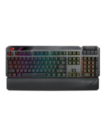 Asus ROG CLAYMORE II RGB Mechanical Gaming Keyboard w/ PBT Keycaps  Wired/Wireless  RX Red Mechanical Switches  Fully Programmable Keys  Detachable Numpad & Wrist Rest