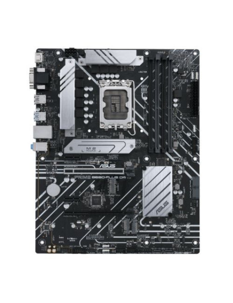 Asus PRIME B660-PLUS D4  Intel B660  1700  ATX  4 DDR4  VGA  HDMI  DP  2.5GB LAN  PCIe4  3x M.2