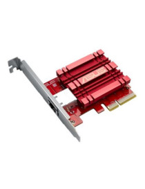Asus (XG-C100C V2) 10GBase-T PCI Express Network Adapter  Backwards Compatible  Built-in QoS