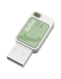 Netac 128GB UA31 USB 3.2 Memory Pen  Key Ring  Smoothies Green