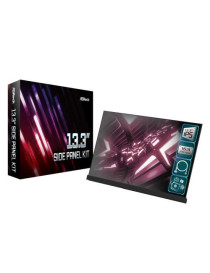 Asrock 13.3“ Side Panel Kit - Add a 1080p Display to Your Glass Side Panel  16:9  IPS  1920 x 1080  eDP Connector Only