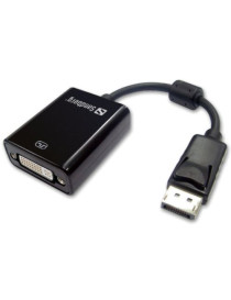 Sandberg DisplayPort Male to DVI-I Female Converter Cable  20cm  5 Year Warranty