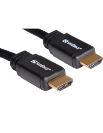 Sandberg HDMI 2.0 Cable  1 Metre  Ultra High Speed  4K Res  5 Year Warranty