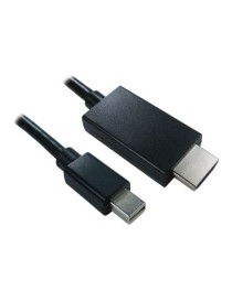 Spire Mini DisplayPort Male to HDMI Male Converter  1 Metre