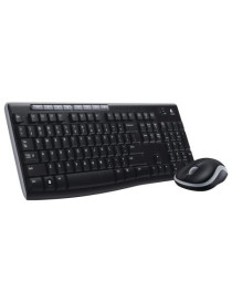 Logitech MK270 Wireless Keyboard and Mouse Desktop Kit  USB  Spill Resistant