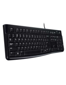 Logitech K120 Wired Keyboard  USB  Low Profile  Quiet Keys  OEM
