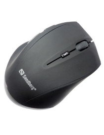 Sandberg (630-06) Wireless Optical Mouse  1600 DPI  5 Buttons  Black  5 Year Warranty