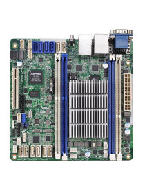 Asrock Rack C2750D4I Server Board  Integrated CPU  Mini ITX  Dual GB LAN  Serial Port  IPMI LAN