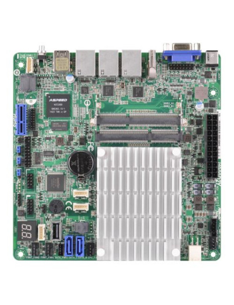 Asrock Rack J1900D2Y Server Board  Integrated CPU  Mini ITX  Dual GB LAN  USB3  IPMI LAN