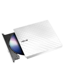 Asus (SDRW-08D2S-U LITE) External Slimline DVD Re-Writer  USB  8x  White  Cyberlink Power2Go  8