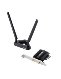 Asus (PCE-AX58BT) AX3000 (574+2402) Wireless Dual Band PCI Express Wi-Fi 6 Adapter  Bluetooth 5.0   WPA3  OFDMA & MU-MIMO  External Base