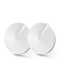 TP-LINK (DECO M9 PLUS) Smart Home Mesh Wi-Fi System  2 Pack  Tri Band AC2200  MU-MIMO  Built-in Smart Hub