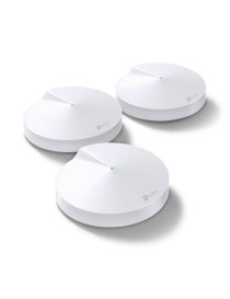 TP-LINK (DECO M9 PLUS) Smart Home Mesh Wi-Fi System  3 Pack  Tri Band AC2200  MU-MIMO  Built-in Smart Hub