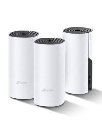 TP-LINK (DECO P9) Whole-Home Hybrid Mesh Wi-Fi System with Powerline  3 Pack  Dual Band AC1200 + HomePlug AV1000