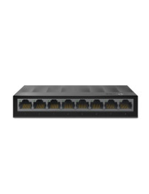 TP-LINK (LS1008G) 8-Port Gigabit Unmanaged Desktop LiteWave Switch  Plastic Case