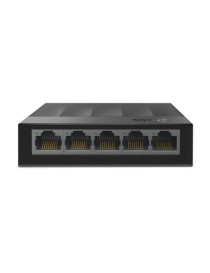 TP-LINK (LS105G) 5-Port Gigabit Unmanaged Desktop LiteWave Switch  Steel Case