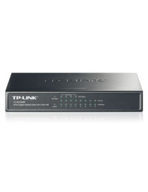 TP-LINK (TL-SG1008P) 8-Port Gigabit Unmanaged Desktop Switch  4-Port PoE  Steel Case
