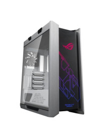 Asus ROG Strix Helios RGB White Gaming Case w/ Tempered Glass Windows  E-ATX  GPU Braces  USB-C  Fan/RGB Controls  Carry Handles