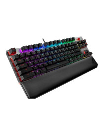 Asus ROG Strix SCOPE TKL DELUXE Mechanical RGB Gaming Keyboard  Cherry MX Red  Stealth Key  Quick-Toggle Switch  Aura Sync  Ergonomic Wrist Rest