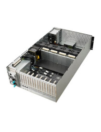 Asus (ESC8000 G4/10G) 4U High-Density GPU Barebone Server  Intel C621  Dual Socket 3647  Supports 8 GPUs  Dual 10G LAN  8 Bay Hot-Swap  2+1 1600W Platinum PSU