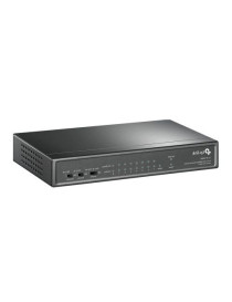 TP-LINK (TL-SF1009P) 9-Port 10/100 Unmanaged Desktop Switch  8 Port PoE+  Steel Case