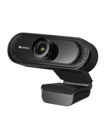 Sandberg USB FHD 2MP Webcam with Mic  1080p  30fps  Glass Lens  60°  Clip-on/Stand  5 Year Warranty