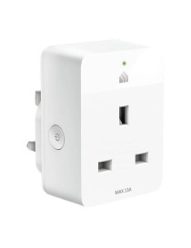 TP-LINK (KP115) Kasa Smart Wi-Fi Plug Slim  Energy Monitoring  Remote Access  Schedule & Timer  Grouping  Voice Control