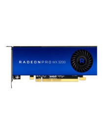 AMD Radeon Pro WX 3200 Professional Graphics Card  4GB DDR5  4 miniDP  1.66TFLOPS  Low Profile