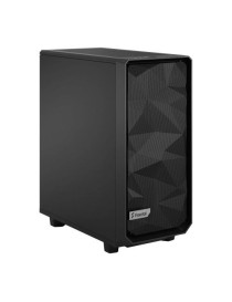 Fractal Design Meshify 2 Compact (Black Solid) Gaming Case  ATX  Angular Mesh Front  3 Fans  Detachable Front Filter  USB-C